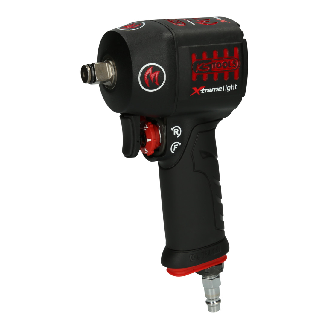 KS Tools 1/2" miniMONSTER Xtremelight Hochleistungs-Druckluft-Schlagschrauber 1.390 Nm