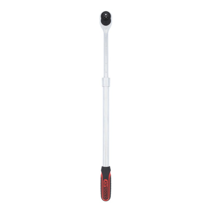 KS Tools 1/2" omschakelbare telescoopratel, extra lang, 72-tanden