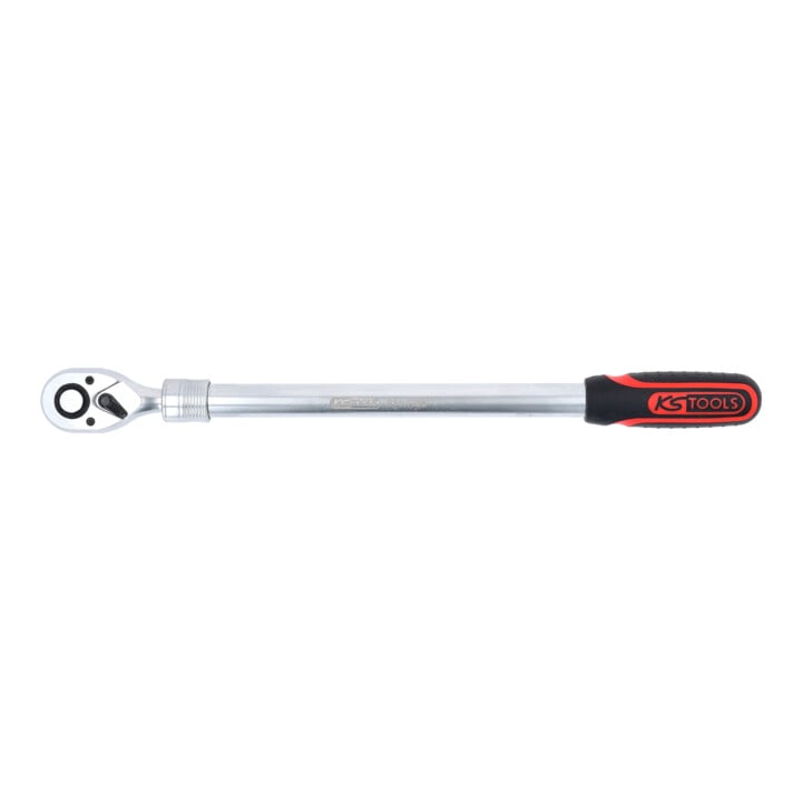 KS Tools 1/2" omschakelbare telescoopratel, extra lang, 72-tanden