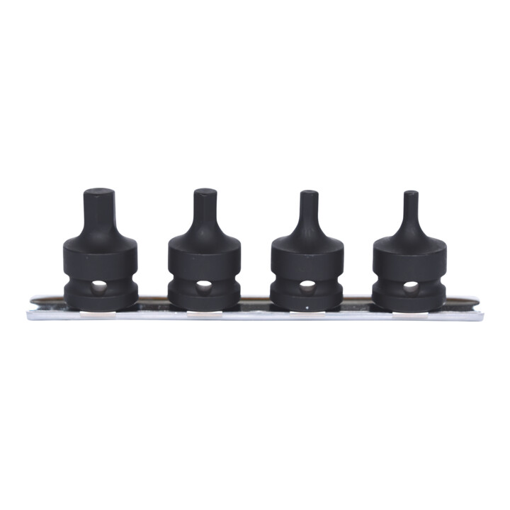 KS Tools 1/2" power bit dopsleutelset, kort, 4 stuks
