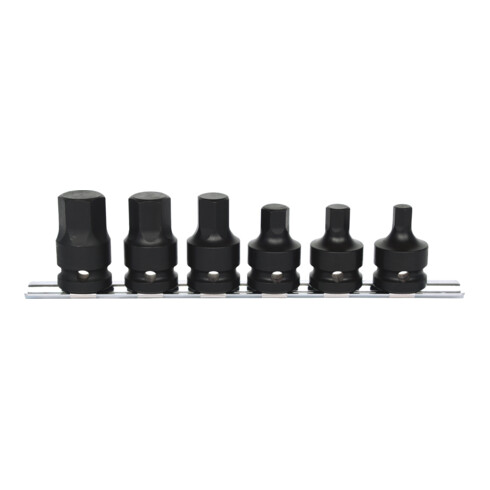 KS Tools 1/2" power bit dopsleutelset, kort, 6 stuks