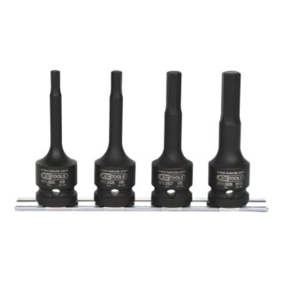 KS Tools 1/2" power bit dopsleutelset, lang, 4 delig