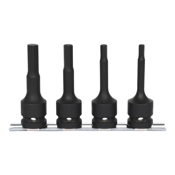 KS Tools 1/2" power bit dopsleutelset, lang, 4 delig