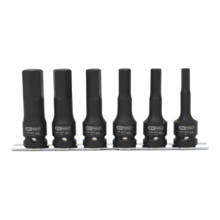 KS Tools 1/2" power bit dopsleutelset, lang, 6 delig