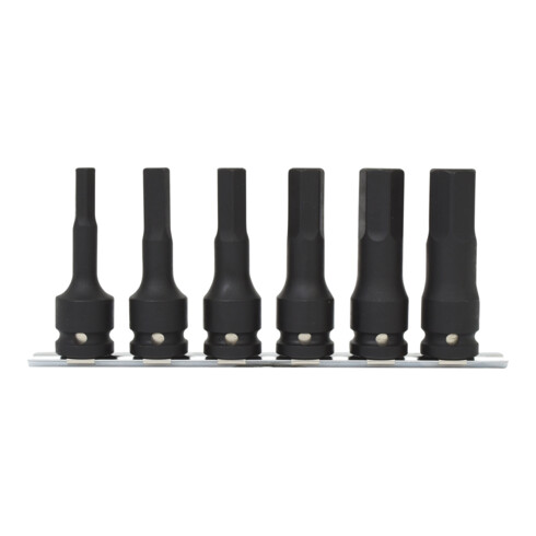 KS Tools 1/2" power bit dopsleutelset, lang, 6 delig