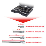 KS Tools 1/2" RIBE® bit dopsleutelset, 32 st.-3
