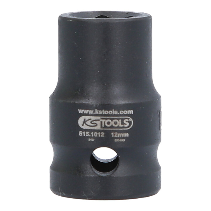 KS Tools 1/2" Sechskant-Kraft-Stecknuss, kurz, 12mm