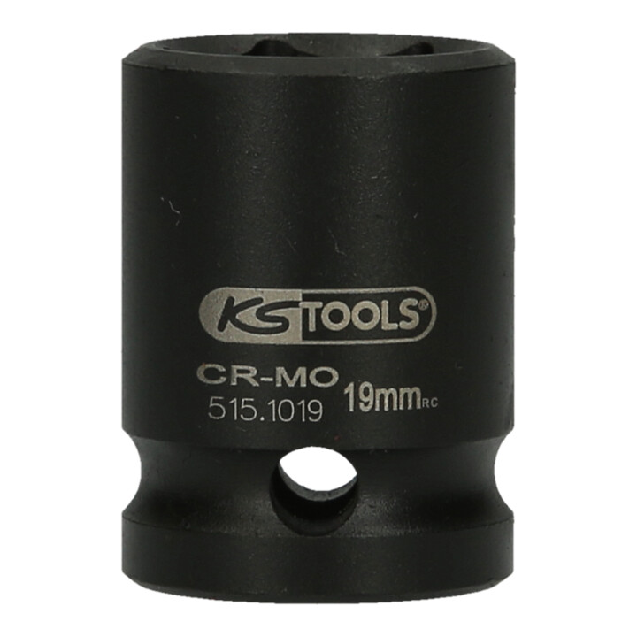 KS Tools 1/2" Sechskant-Kraft-Stecknuss, kurz, 19mm