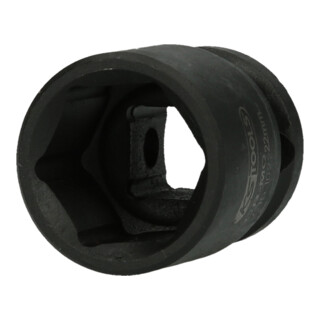 KS Tools 1/2" Sechskant-Kraft-Stecknuss, kurz, 22mm