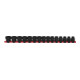 KS Tools 1/2" Sechskant-Kraft-Stecknuss-Satz, extra kurz, 15-tlg.-2