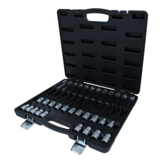 KS Tools 1/2" Set RIBE® bit-doppen, 32-dlg, kort, lang en extra lang