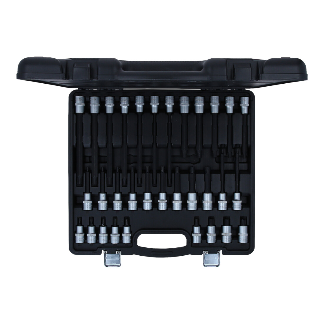 KS Tools 1/2" Set RIBE® bit-doppen, 32-dlg, kort, lang en extra lang