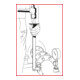 KS Tools 1/2" slagmoersleutel, 560 + 100 mm