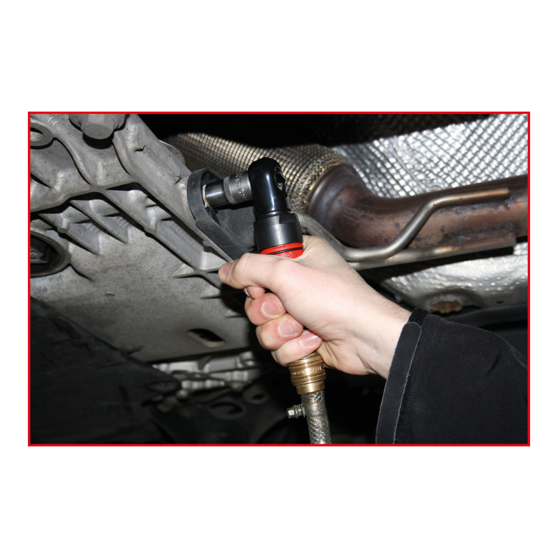 KS Tools 1/2" SlimPOWER Mini-Druckluft-Umschaltratsche 30Nm