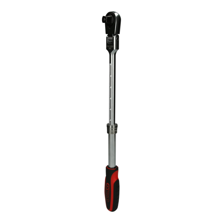 KS Tools 1/2" SlimPOWER Teleskop-Gelenk-Umschaltknarre, 72 Zahn