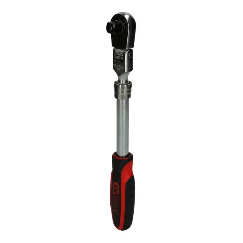 KS Tools 1/2" SlimPOWER Teleskop-Gelenk-Umschaltknarre, 72 Zahn
