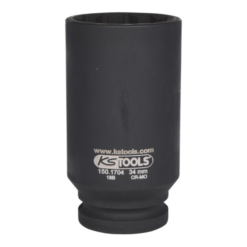 KS Tools 1/2" Spezial-Gelenkwellen-Kraft-Stecknuss, 34mm