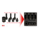 KS Tools 1/2" Spezial-Kraft-Bit-Stecknuss-Satz Vielzahn, 7-tlg. M14-M18