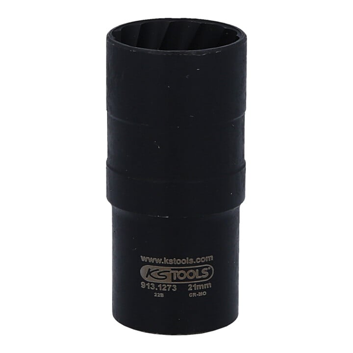 KS Tools 1/2" spiraal uitdraaiende bus, 21mm