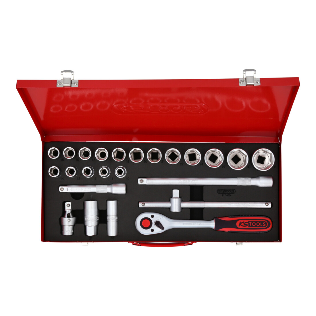 KS Tools 1/2" Steckschlüssel-Satz, 24-teilig 6-kant