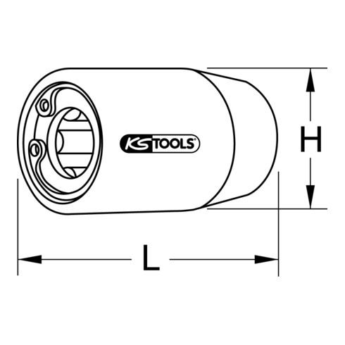 KS Tools 1/2" Stockschraubendreher