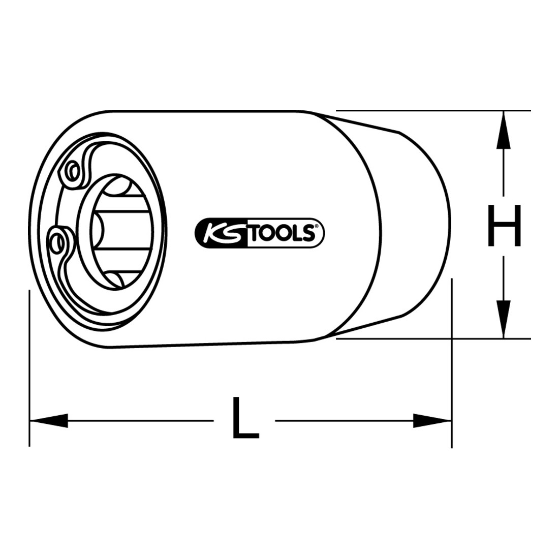 KS Tools 1/2" stokschroevendraaier