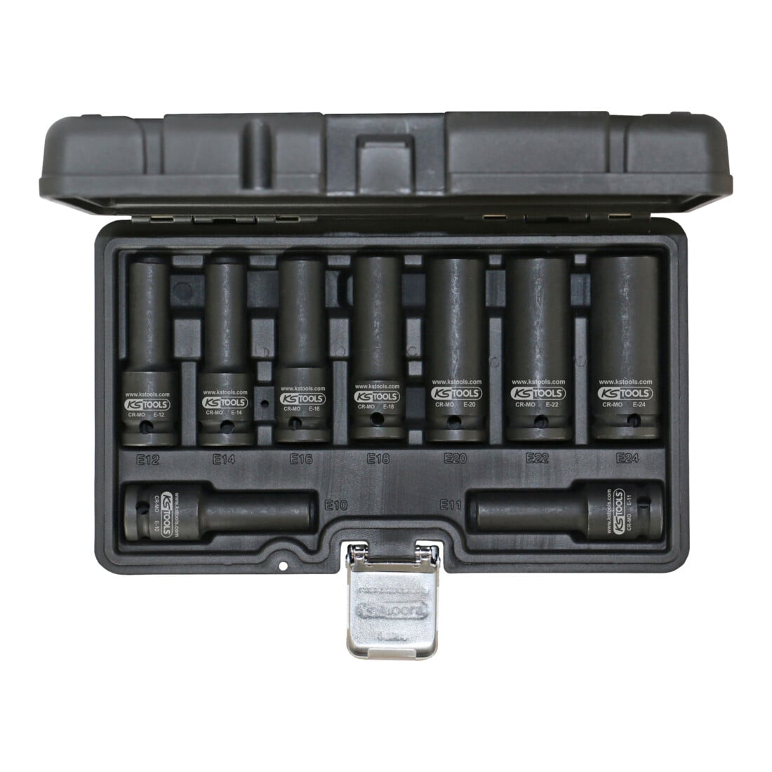 KS Tools 1/2" TX-E dopsleutelset, 9 stuks, E10-E24