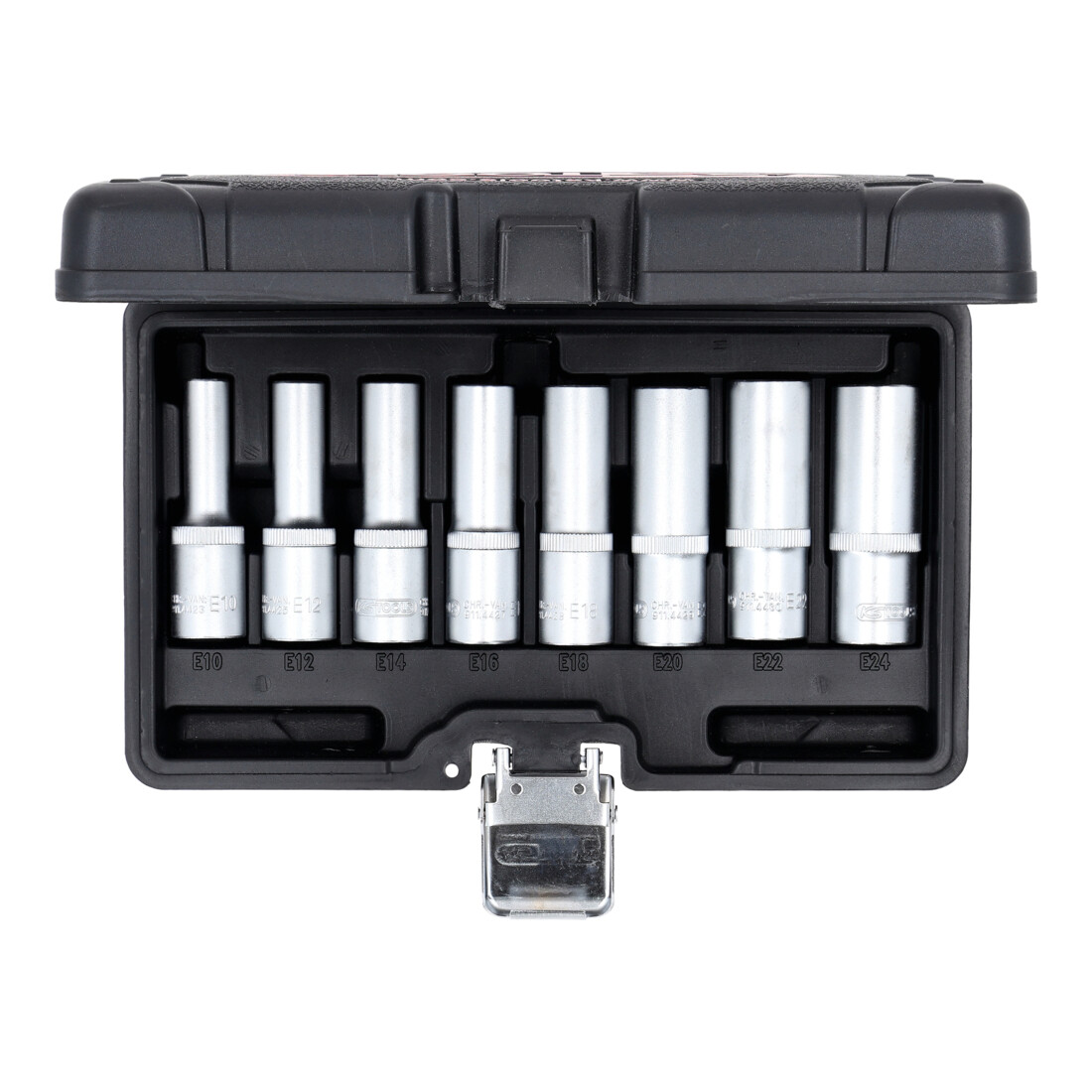 KS Tools 1/2" TX-E dopsleutelset, lang, 8-delig, E10-E24