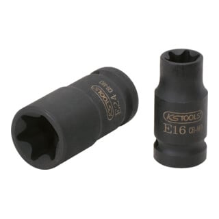 KS Tools 1/2" TX-E-Kraft-Stecknuss, kurz, E24