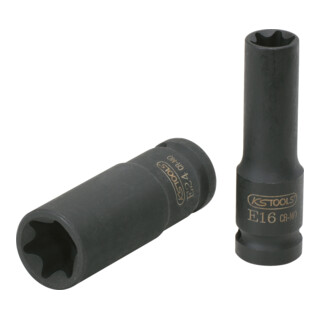 KS Tools 1/2" TX-E-Kraft-Stecknuss, lang, E24