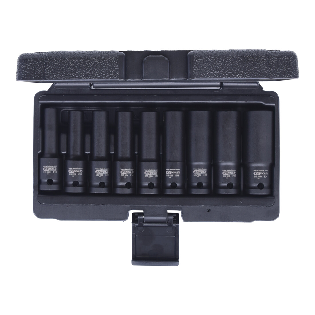 KS Tools 1/2" TX-E-Kraft-Stecknuss-Satz, 9-teilig, E10-E24