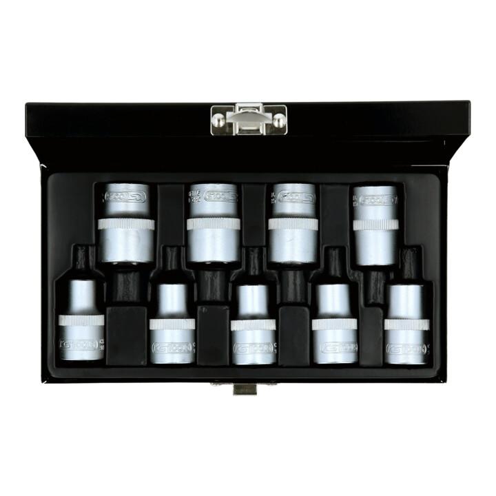 KS Tools 1/2" TX-E-Stecknuss-Satz, 9-teilig, E10-E24