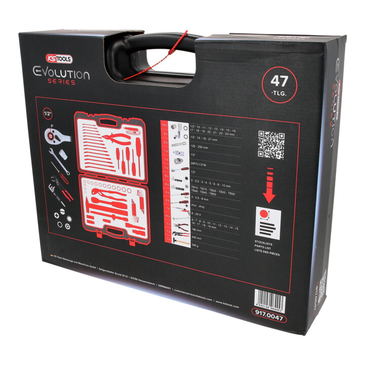 KS Tools 1/2" Universal-Werkzeug-Satz, 47-tlg