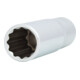KS Tools 1/2" zeskant bus, lang, 17mm