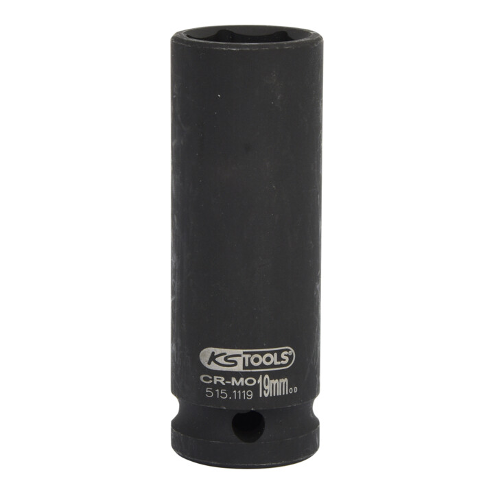 KS Tools 1/2" zeskant dopsleutel, lang, 19mm