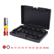 KS Tools 1/2" zeskant dopsleutelset, kort, 12 stuks-2