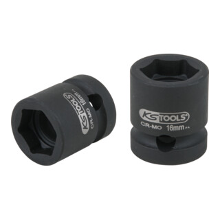 KS Tools 1/2" zeskant elektrische bus, extra kort, 16,0 mm
