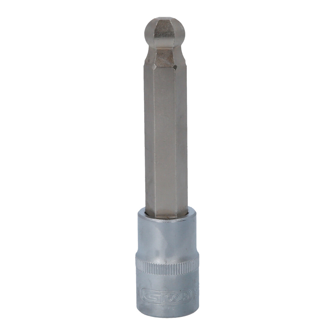 KS Tools 1/2 Zoll Bit-Stecknuss Innensechskant mit Kugelkopf, lang, 13 mm