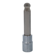 KS Tools 1/2 Zoll Bit-Stecknuss Innensechskant mit Kugelkopf, lang, 13 mm-4