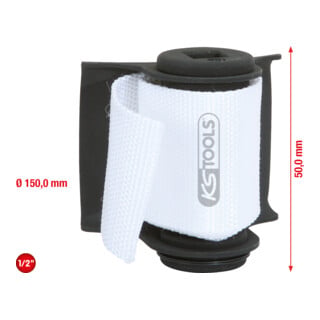 KS Tools 1/2 Zoll Filter-Stahlband-Schlüssel