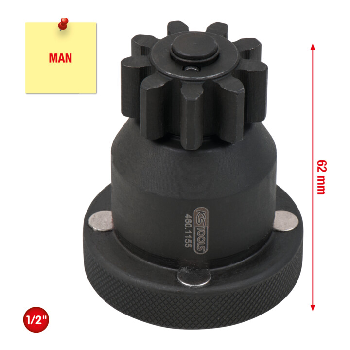 KS Tools 1/2 Zoll Motor-Durchdrehvorrichtung für MAN