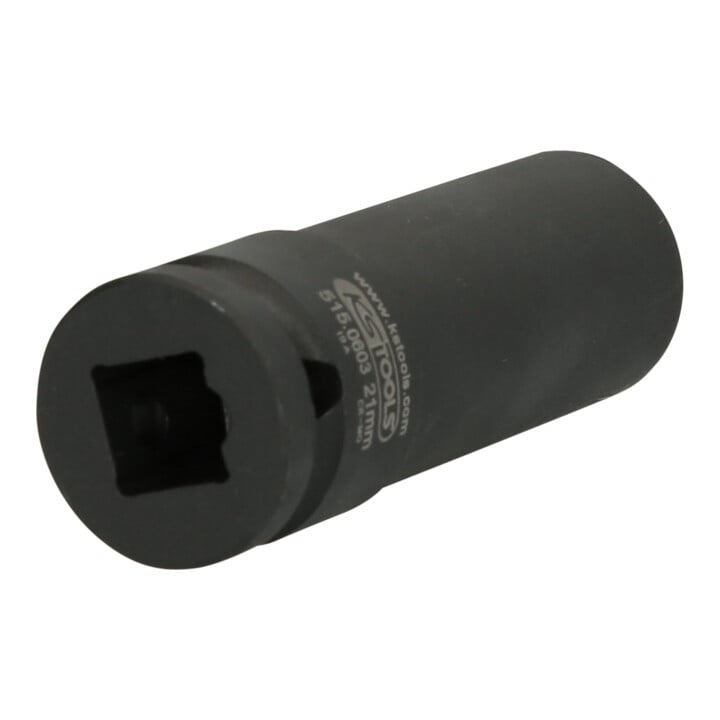 KS Tools 1/2 Zoll Spezial-Kraft-Stecknuss für geschraubte Spurplatten, 21 mm