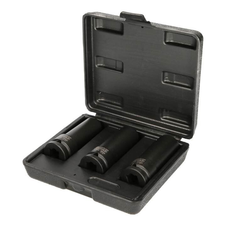 KS Tools 1/2 Zoll Spezial-Kraft-Stecknuss-Satz für geschraubte Spurplatten, 3-tlg.