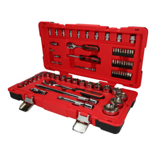 KS Tools 1/4"+1/2" CHROMEplus dopsleutelset, 68-delig.