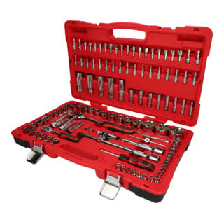 KS Tools 1/4"+1/2" CHROMEplus set de clés à douille, 110 pcs.