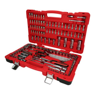 KS Tools 1/4"+1/2" CHROMEplus set de clés à douille, 151 pcs.