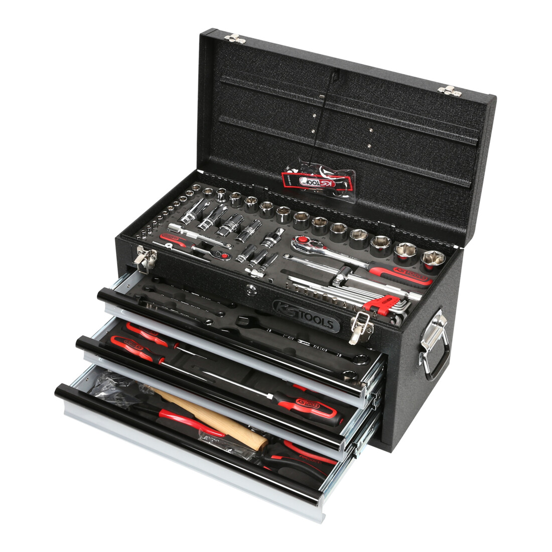KS Tools 1/4"+1/2" CHROMEplus Universal-Werkzeug-Satz, 99-teilig