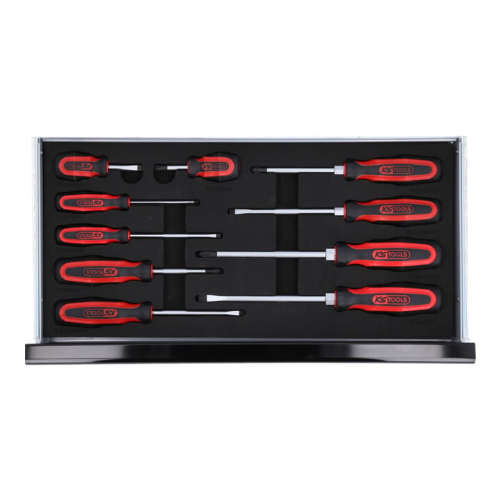 KS Tools 1/4"+1/2" CHROMEplus Universal-Werkzeug-Satz, 99-teilig GEAR