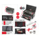 KS Tools 1/4"+1/2" CHROMEplus universele gereedschapsset, 99-delig GEAR