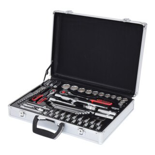 KS Tools 1/4"+1/2" Coffret de douilles, 70 pcs.